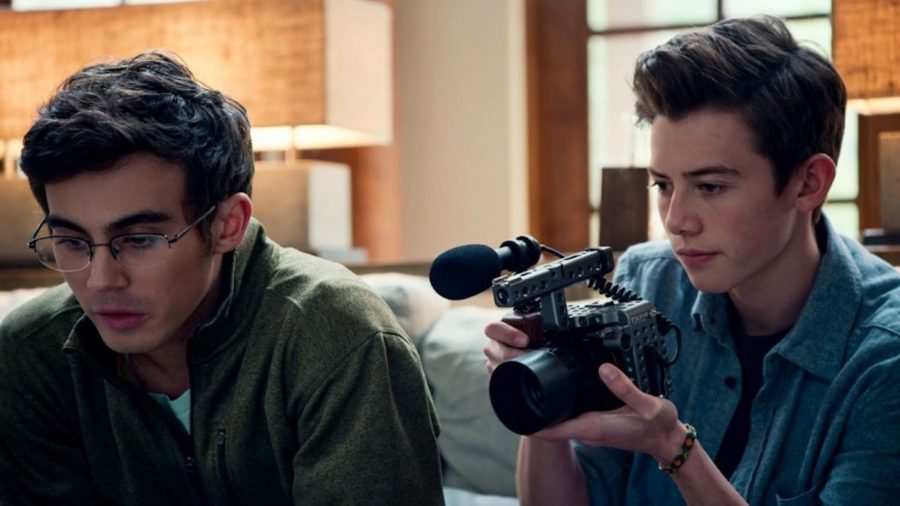 Peter and Sam document the Brown Out in Season 2 of American Vandal. 
