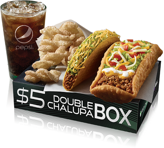 The Chalupa Box at Taco Bell is one of the $5 options. 