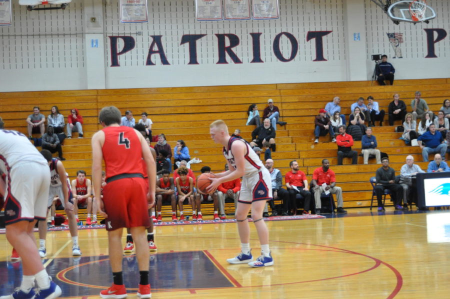 Junior Guard Adam Sommer knocks down free throws. Sommer recently set the South record for most points scored in a game and tied the record for most three-pointers.