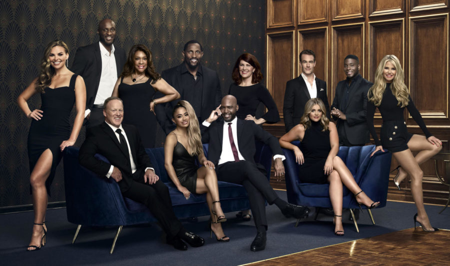 The cast of the new season of Dancing With the Stars includes, from left: Hannah Brown, Lamar Odom, Sean Spicer, Mary Wilson, Ally Brooke, Ray Lewis, Karamo Brown, Kate Flannery, James Van Der Beek, Lauren Alaina, Kel Mitchell, and Christie Brinkley.