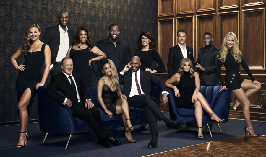 The cast of the new season of "Dancing With the Stars" includes, from left: Hannah Brown, Lamar Odom, Sean Spicer, Mary Wilson, Ally Brooke, Ray Lewis, Karamo Brown, Kate Flannery, James Van Der Beek, Lauren Alaina, Kel Mitchell, and Christie Brinkley.