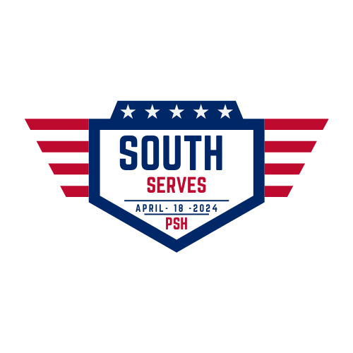 South serves