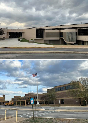 South High (above), West High (below)