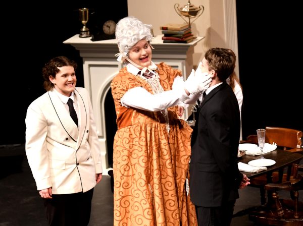 Senior Tanner Roath plays Lord Fancourt Babberly in "Charleys Aunt."