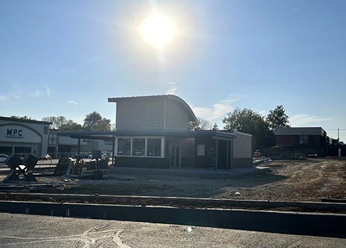 The new 7 Brew is under construction in Ellisville.