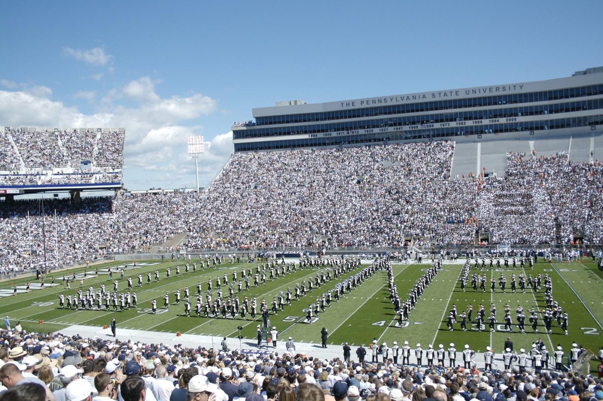Penn State fans pack the stadium in Happy Valley to watch a Penn State football game. (Flicker)