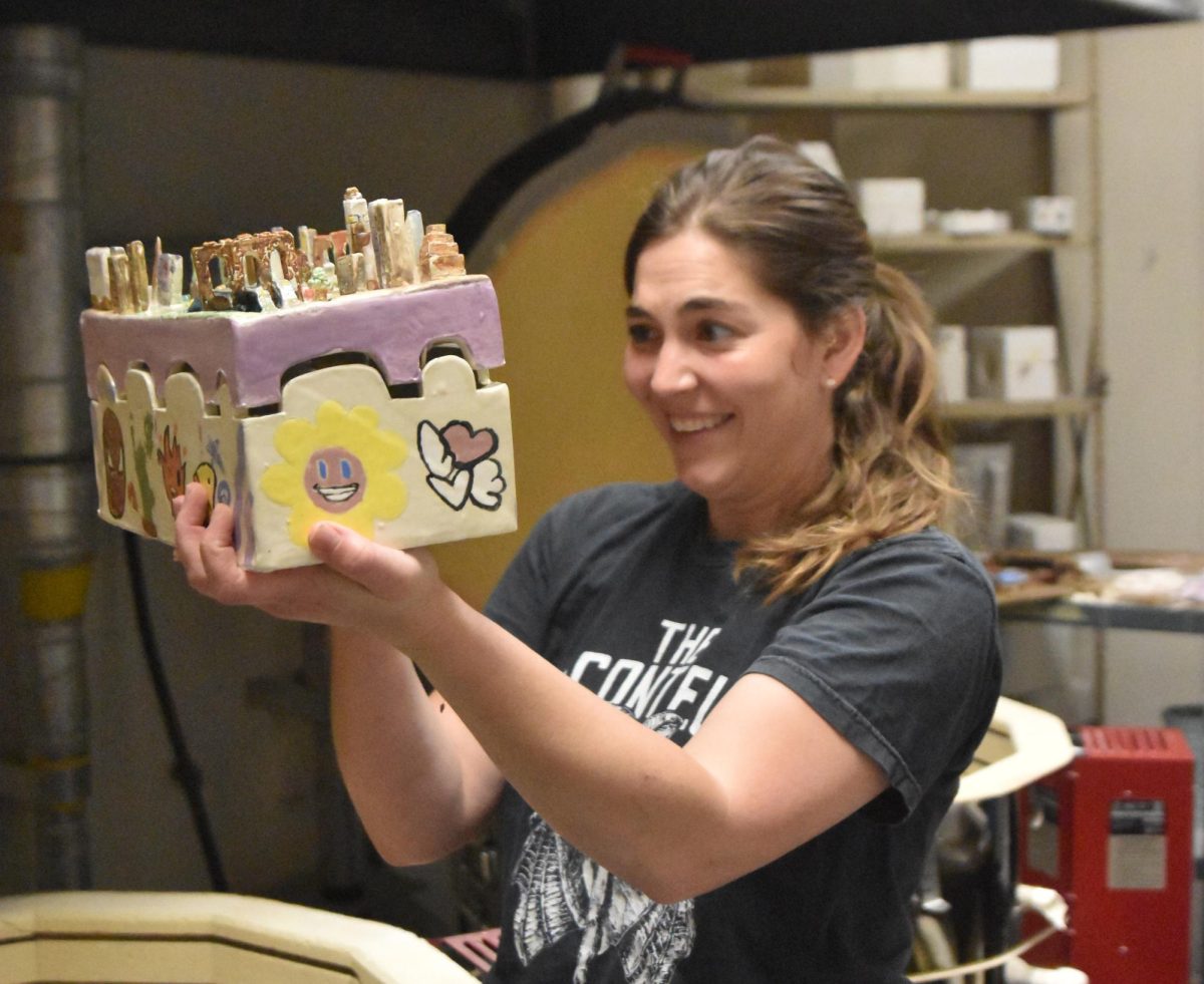 "I started teaching in 2016 but I was a student teacher the year prior. Coming back to teach with the teacher I student taught with was just really wonderful. I started really getting into art when my parents signed me up for a ceramics class when I was five. I picked ceramics because I love just doing so much with it. 3-D stuff just makes sense. I love when someone is as invested as me in their project; it gets me excited. When a student pursue art and I see them grow, it’s always exciting.”